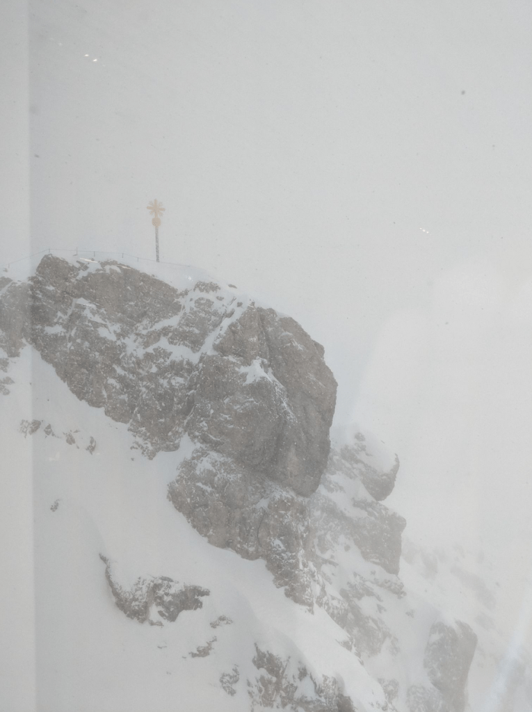 Hightest peak picture at Zugspitz